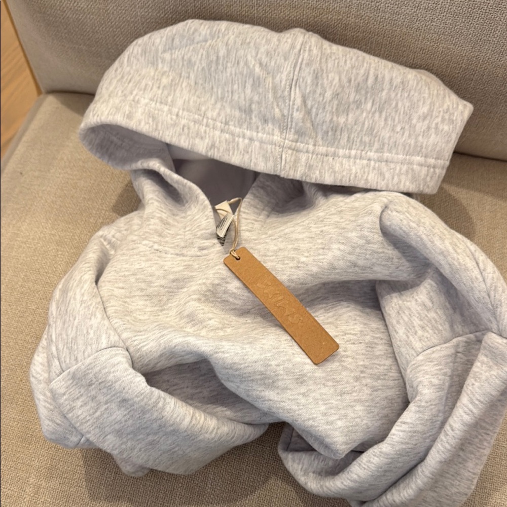 SKIMS Light Gray Hoodie